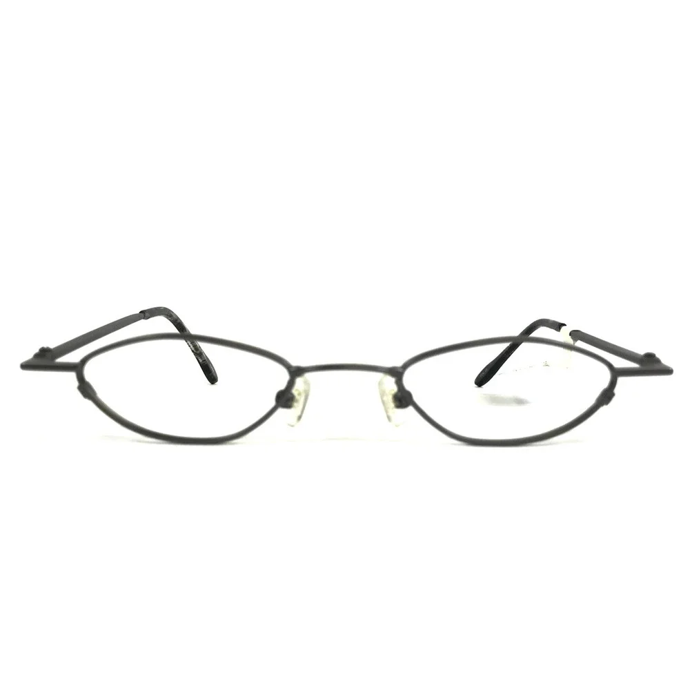 ogi Petite Eyeglasses Frames 9013 COL. 13 Gunmetal Oval Wire Rim 42-21-135 - Picture 1 of 14
